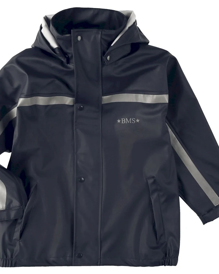 BMS Kinder Buddeljacke und Regenjacke Räuberwald SoftSkin marine Gr.80