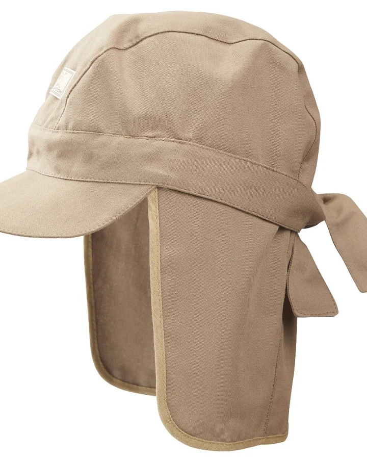 Pickapooh Baby und Kinder Sommerhut mit Nackenschutz UV 40 taupe Gr.48