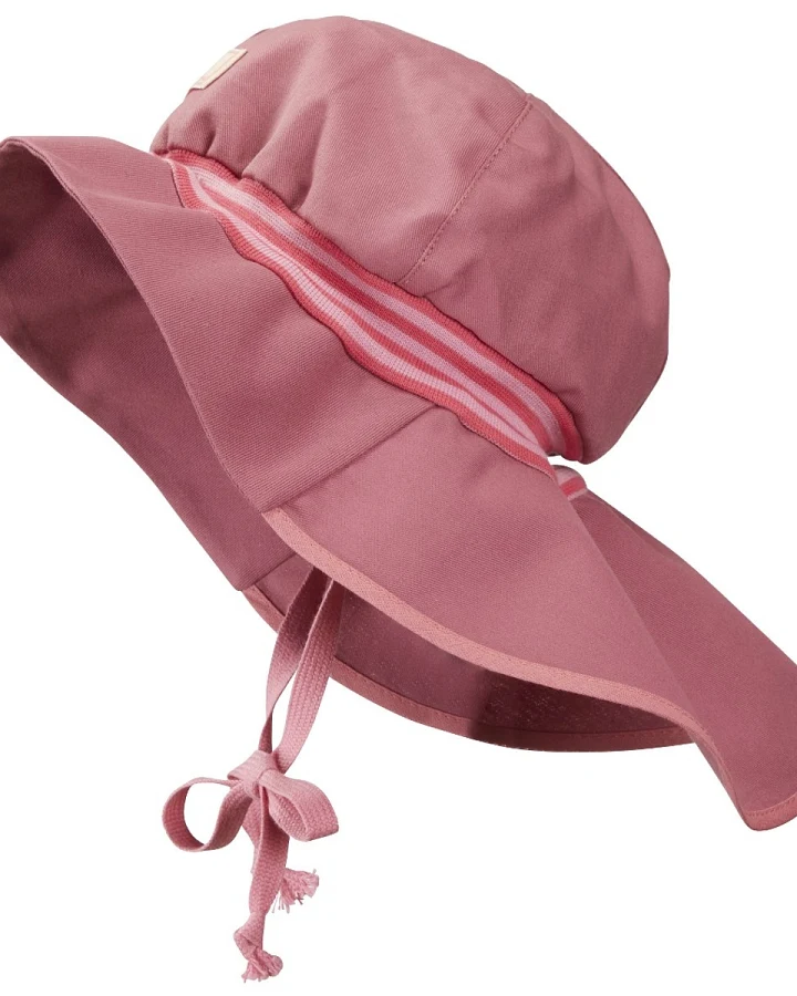 Pickapooh Baby und Kinder Mütze Feuerwehr Strick UV-40 rose Gr.48