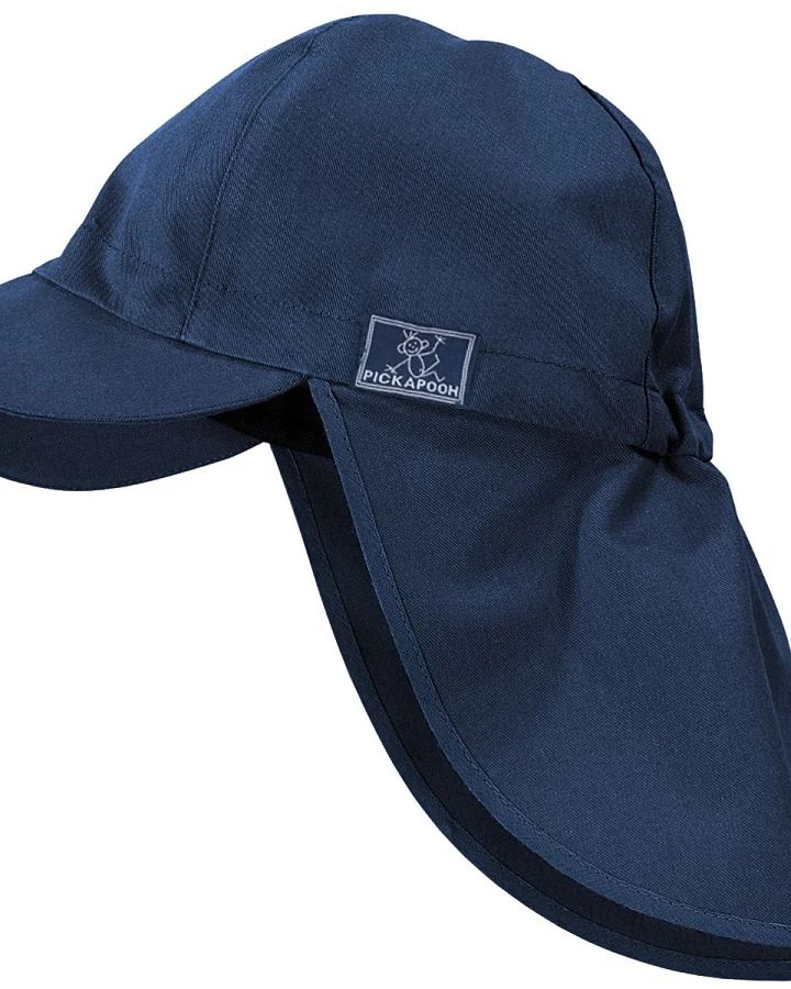 Pickapooh Kinder Sonnenschutz Mütze Legionär UV-80 Marine Gr.52