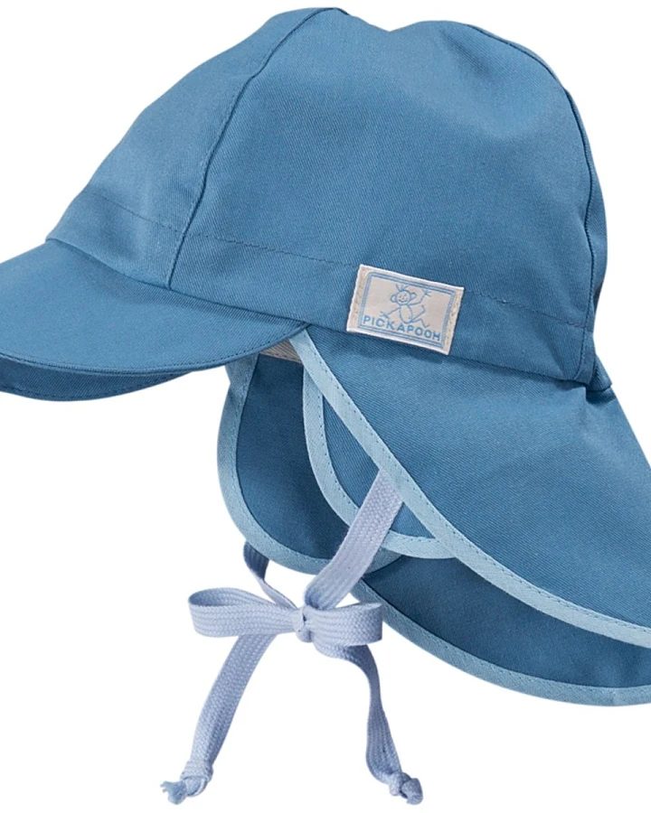 Pickapooh Baby und Kinder Mütze UV-60 taubenblau Gr.46