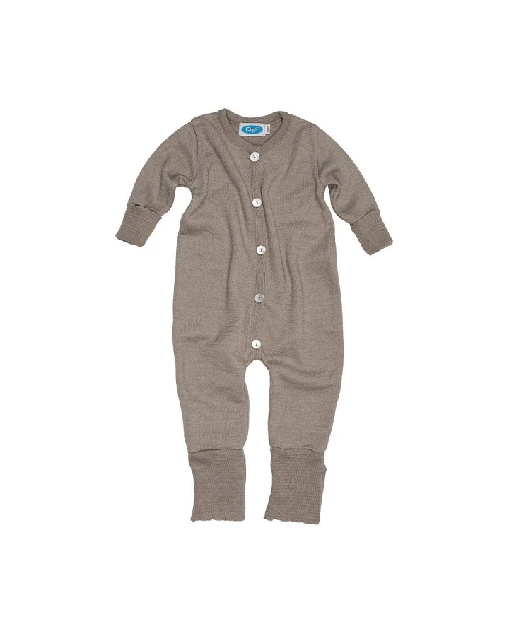 Baby Overall Wolle Seide savanne Gr.62/68