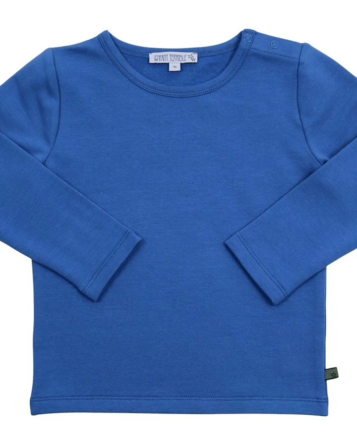 Kinder Langarmshirt Thermo Bio-Baumwolle ultramarine Gr. 86/92