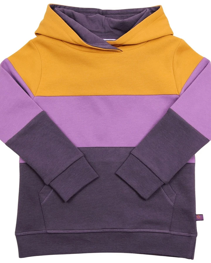 Hoodie Kapuzenpullover Bio-Baumwolle plum-violet Gr. 86/92