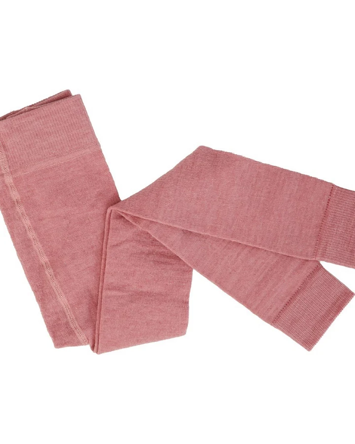 Kinder Leggings Bio-Schurwolle, Bio-Baumwolle, altrosa Gr. 1-2