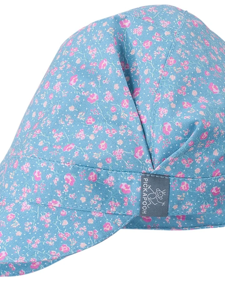 Pickapooh Baby und Kinder Schirmmütze Blume blau Gr.48