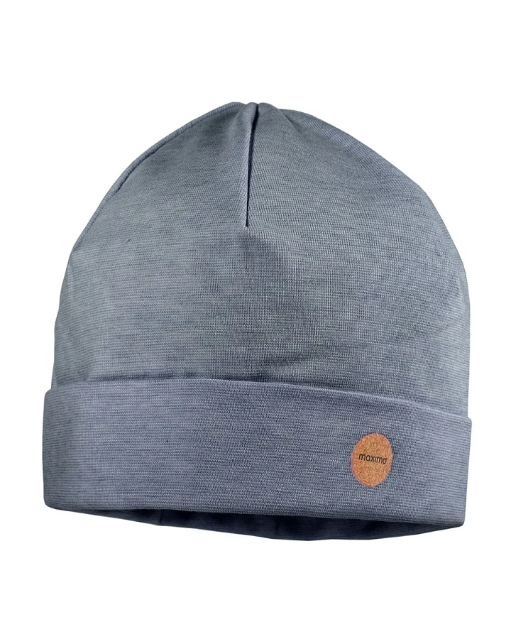 BABY-Beanie, UV 50, jeansmeliert-weiß Gr. 37