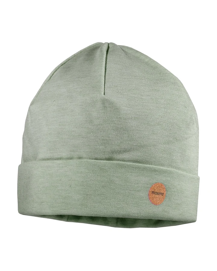 BABY-Beanie, UV 50, kaper-hellbraunmeliert Gr. 37
