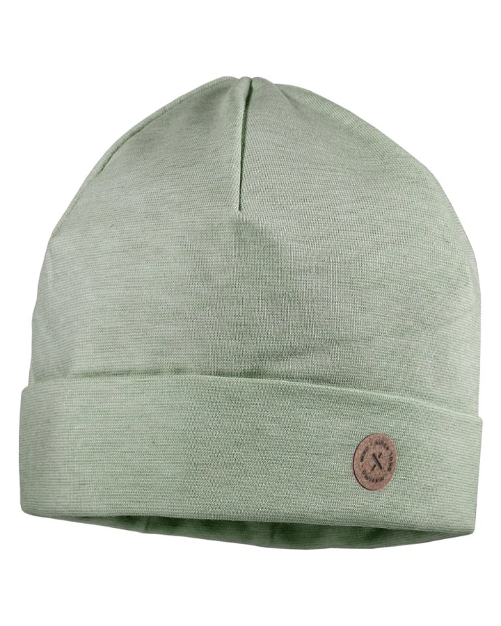 KIDS-Beanie middle, UV 50, kaper-hellbraunmeliert Gr. 51