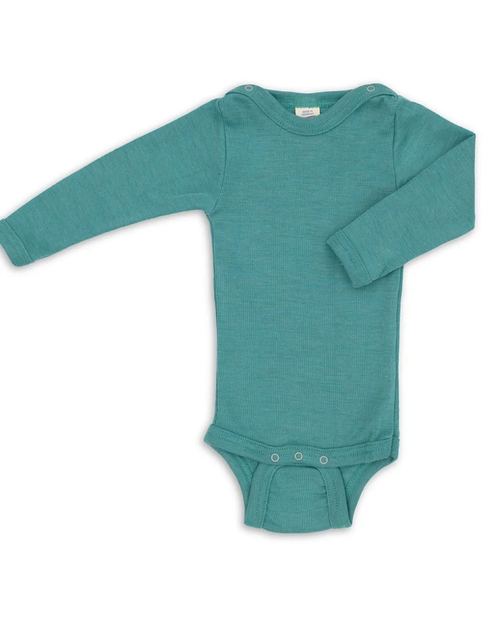 Engel Natur Baby Body langarm eisvogel Gr. 50/56