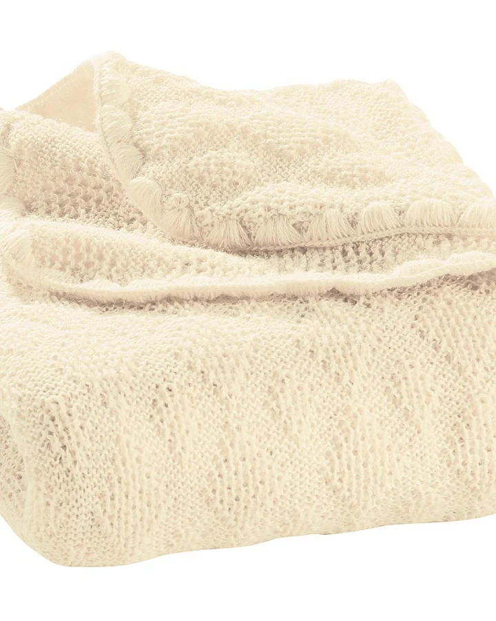 Disana Baby Wolldecke Bio-Merinowolle naturweiß Maße 80 x 100 cm