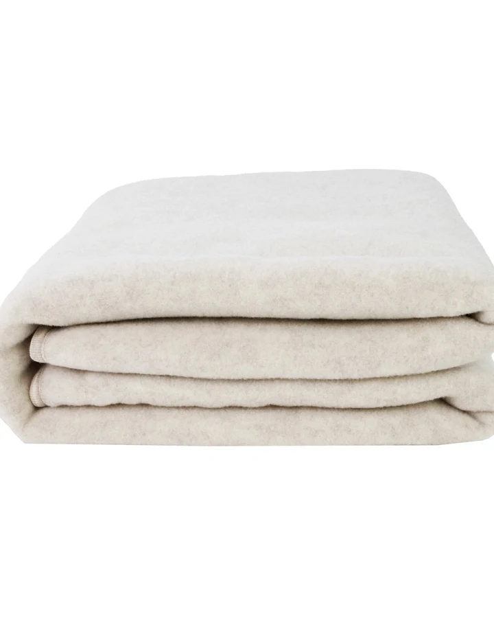 Pickapooh Kuscheldecke Bio-Merinowolle Fleece natur Maße 160 x 180 cm