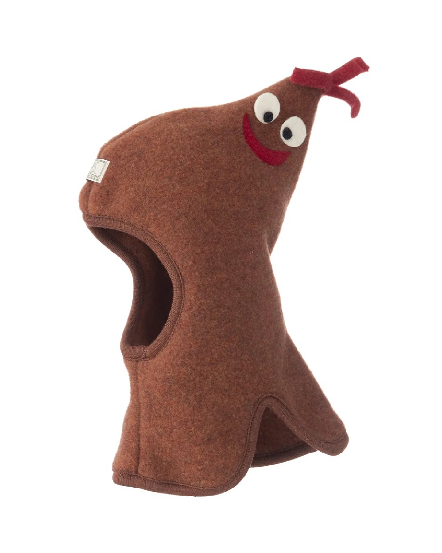 Pickapooh Baby und Kinder Schlupfmütze mit Zipfel Bio-Schurwolle redwood Gr. 48 – Ansicht 2