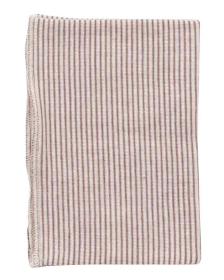Lilano Kinder Schlauchschal Wolle Seide mauve-natur geringelt Gr.1 (2-3 Jahre)