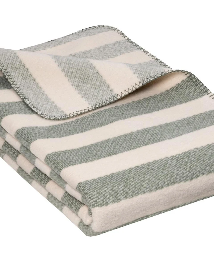 Jacquard-Wohndecke Ida salbei ca. 150x220 cm, ca. 450g/m²