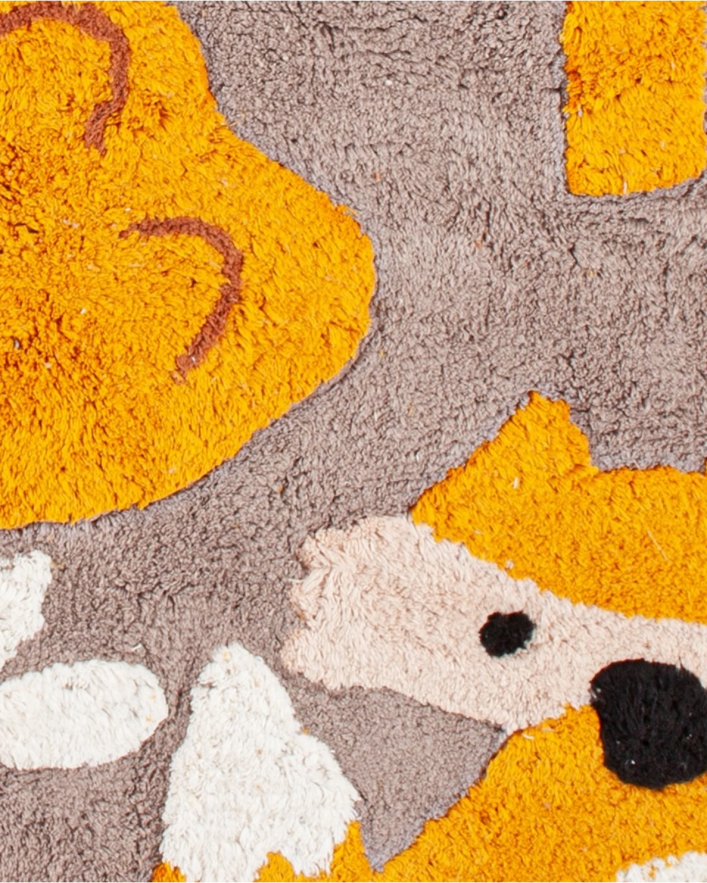 Kinderteppich Bio-Baumwolle "Waldtiere" Maße 100 x 130 cm – Ansicht 2