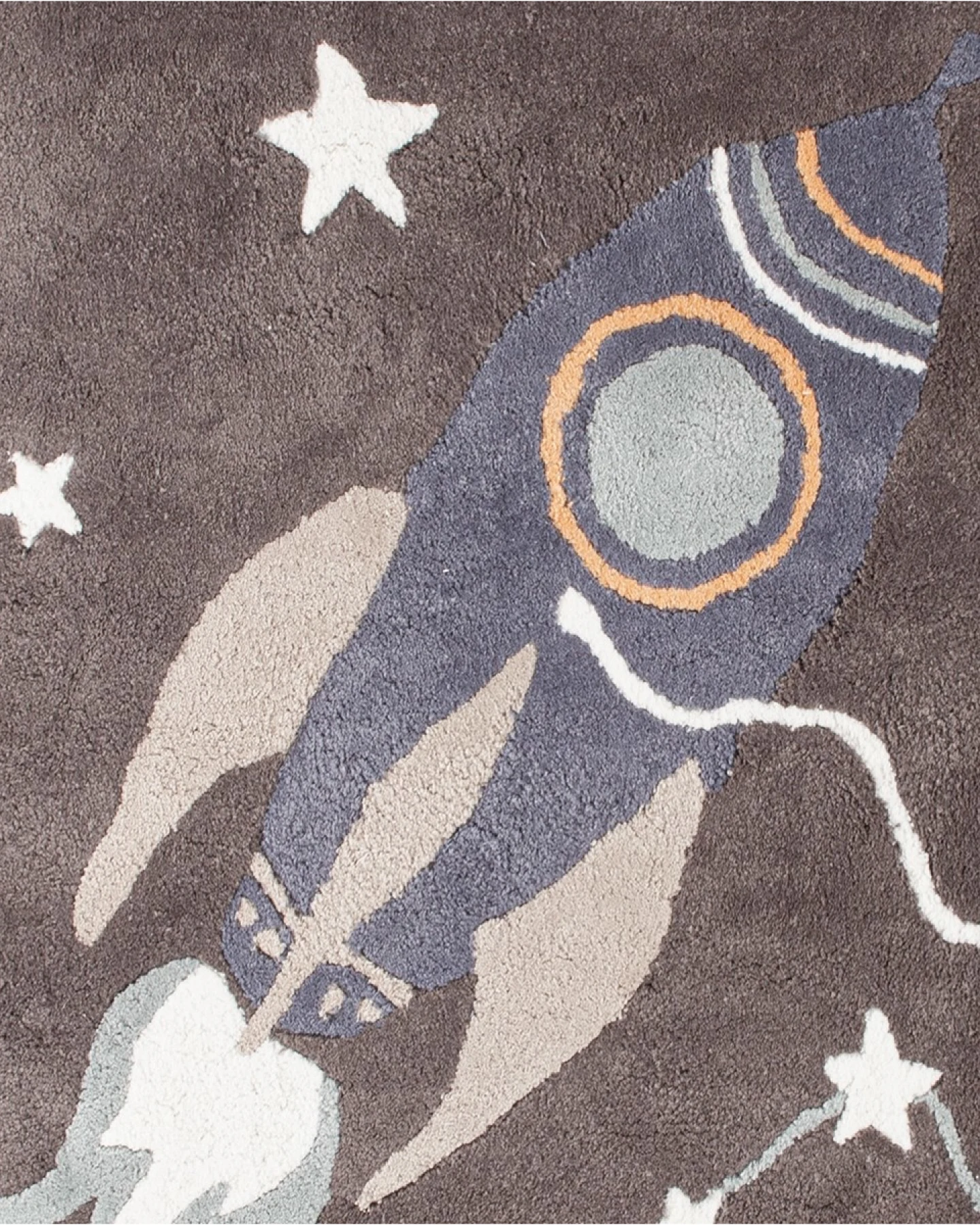 Kinderteppich Bio-Baumwolle "Weltall" Maße 100 x 130 cm – Ansicht 2