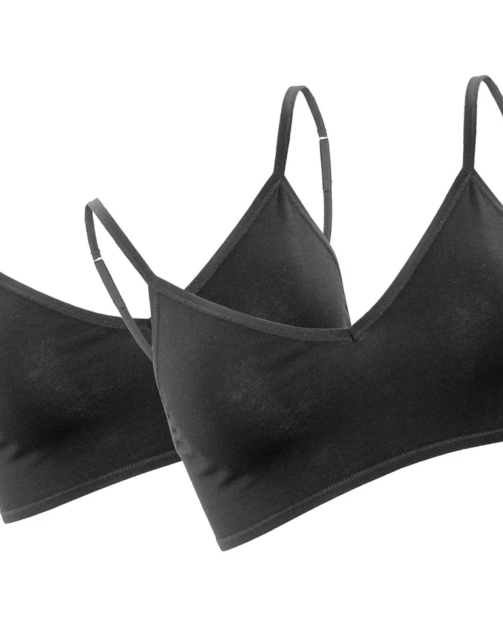 Living Crafts Bustier "Tamilla", 2er-Pack, black Gr. S