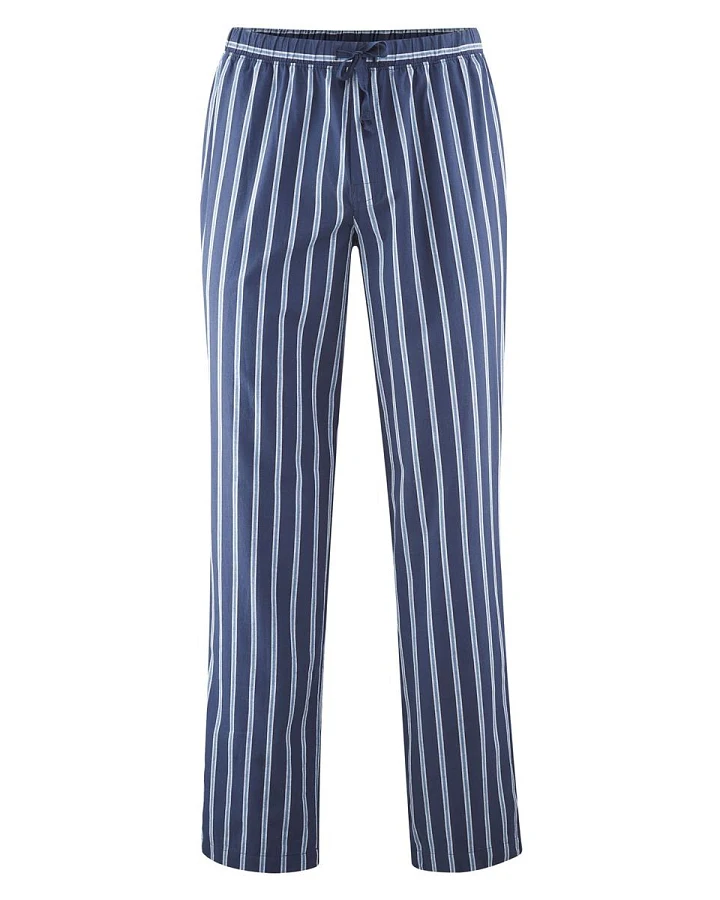 Living Crafts Schlafhose "Klemens", navy/azur Gr. 50