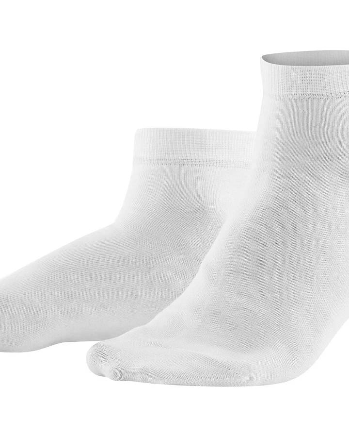 Living Crafts Sneaker-Socken "Curt", 2er-Pack, white Gr. 39-42