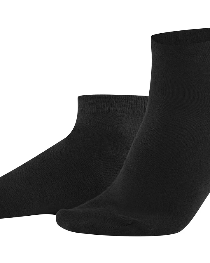 Living Crafts Sneaker-Socken "Curt", 2er-Pack, black Gr. 39-42