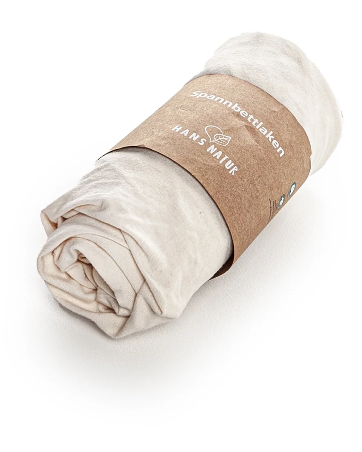 Spannbettlaken Bio-Baumwolle natur 40-50 cm x 70-80 cm