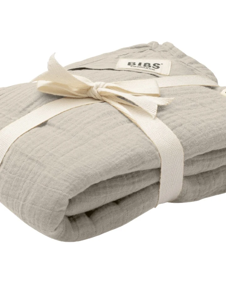 BIBS Pucktuch Bio-Baumwolle Musselin Sand Maße 120 x 120 cm