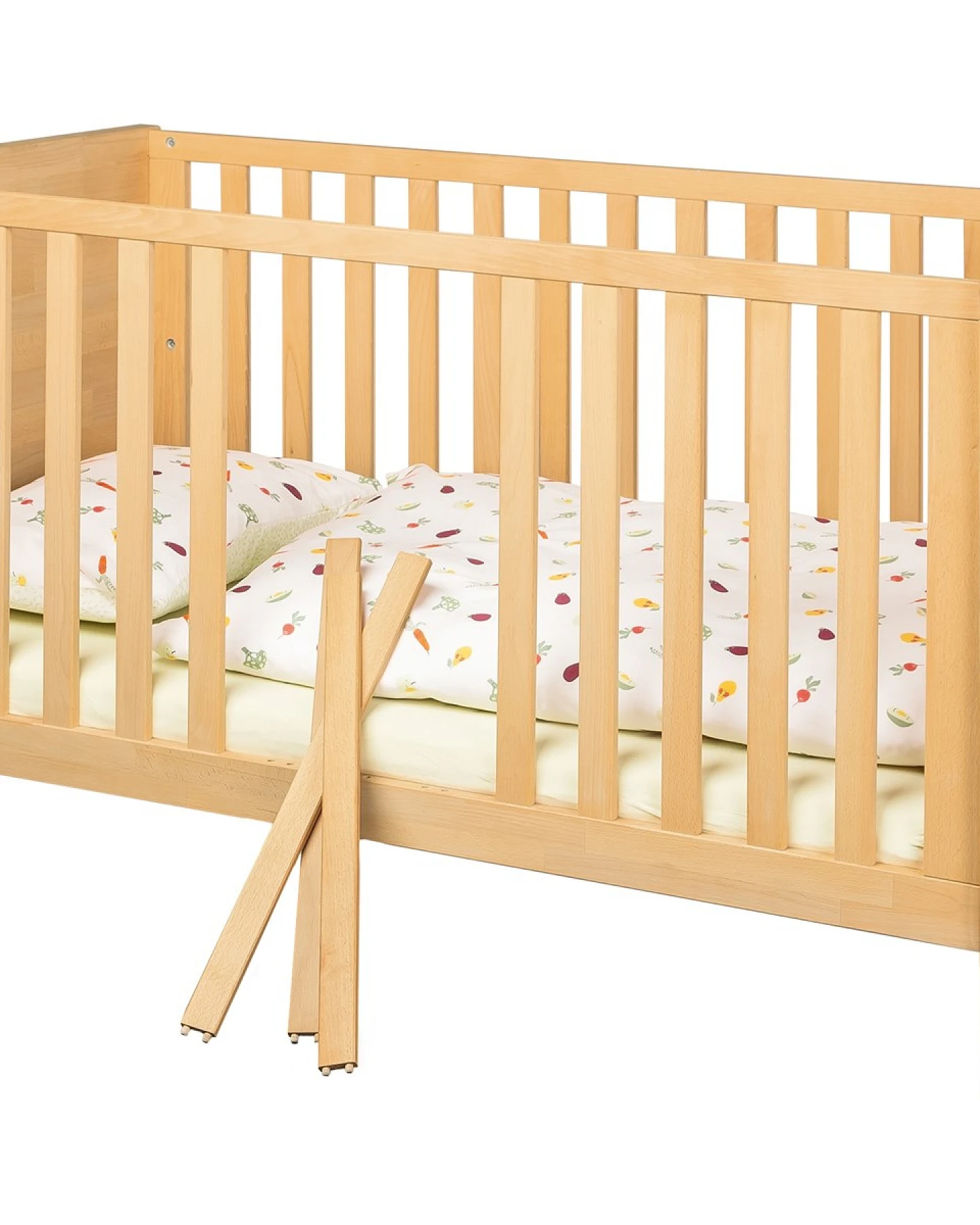 Pinolino Kinderbett "Enno", Buche massiv, bio geölt Matratzenmaß 140 x 70 cm – Ansicht 2