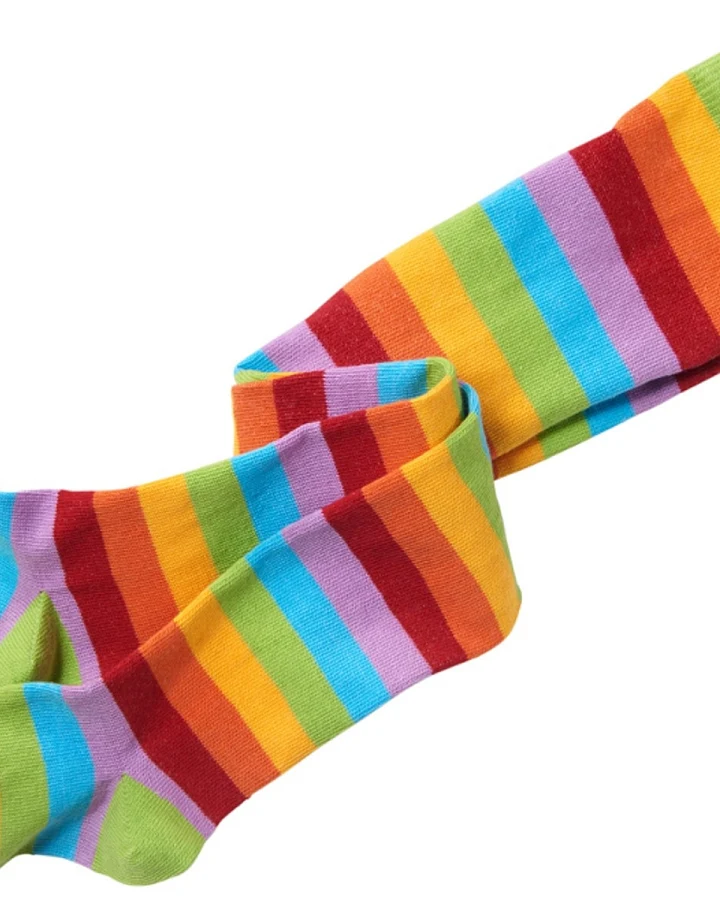 Kinder Strumpfhose Baumwolle (kbA) stachelbeere-sonne Gr.1-2