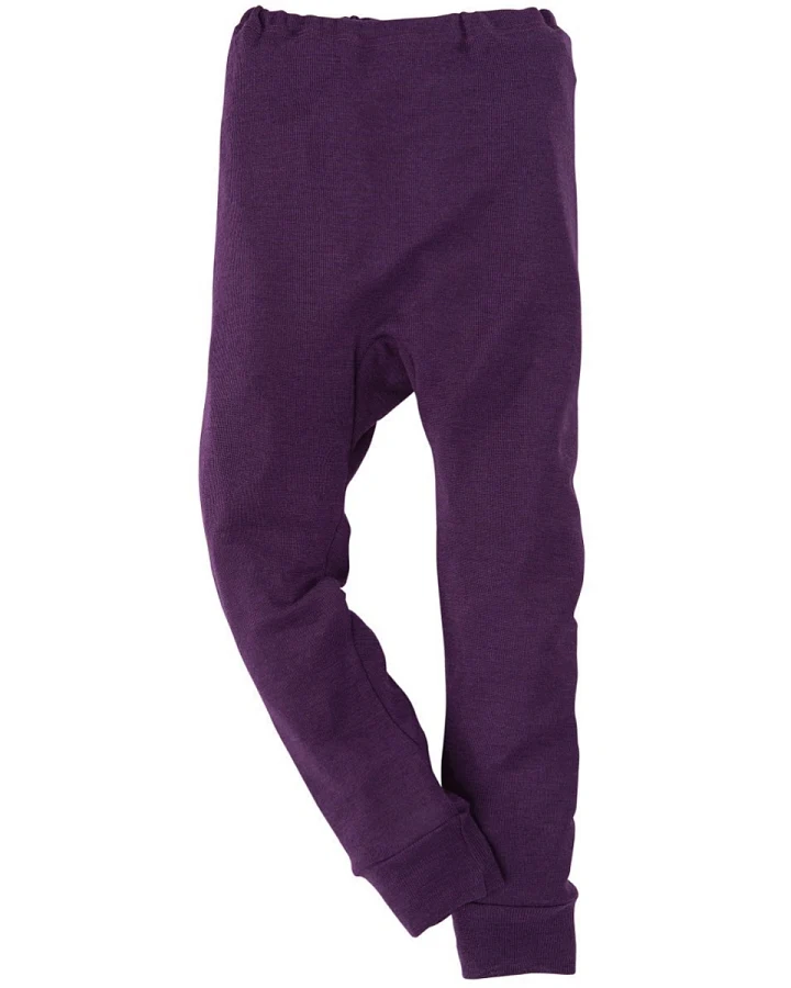Cosilana Kinder Unterhose langes Bein Wolle Seide lila Gr.92