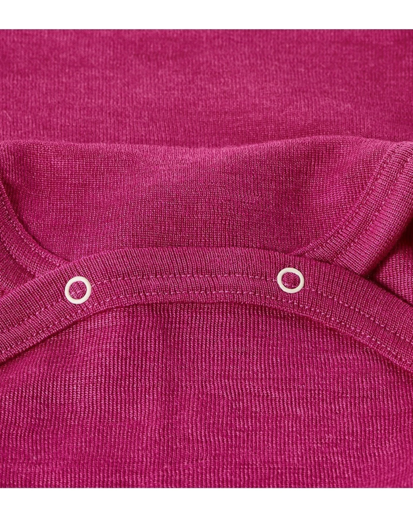 Cosilana Baby Body Langarm Wolle Seide pink Gr. 62/68 – Ansicht 2