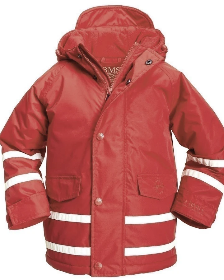 BMS Kinder Winterjacke atmungsaktiv und wasserdicht SoftLan rot Gr.86
