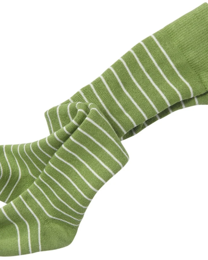 Baby Strumpfhose Baumwolle (kbA) Frottee moos-geringelt Gr. 00
