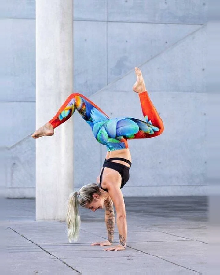 Arctic Flamingo Yoga-Leggings PAPAGEI