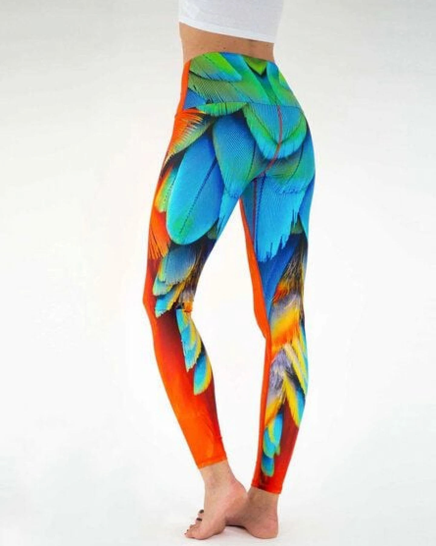 Arctic Flamingo Yoga-Leggings PAPAGEI – Ansicht 3