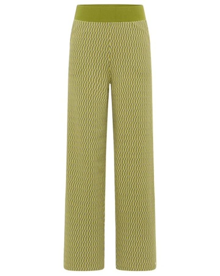 Tranquillo - Women's Gestrickte Hose im Retro-Look - Freizeithose Gr XS oliv