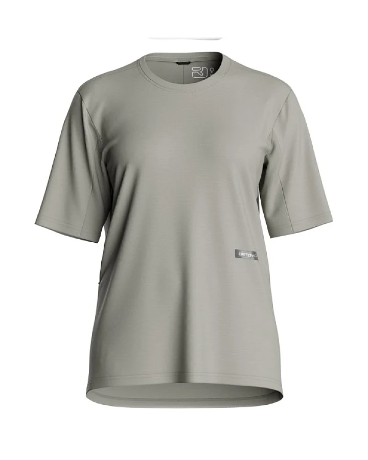 Ortovox - Women's Sequence Free Jersey T-Shirt - Radtrikot Gr M grau