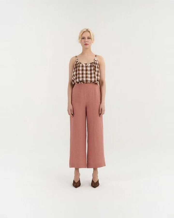 AmourLinen Verkürzte Leinenhose VITTORIA