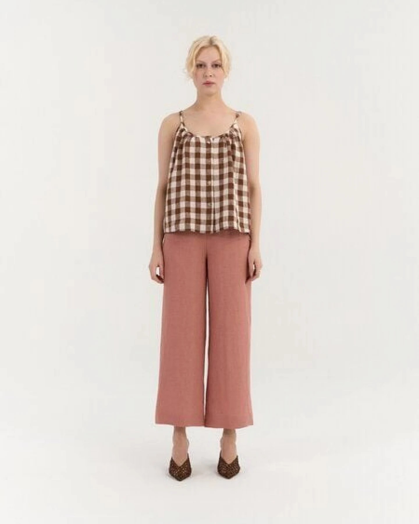 AmourLinen Leinen-Top mit Knöpfen MARIS – Ansicht 2