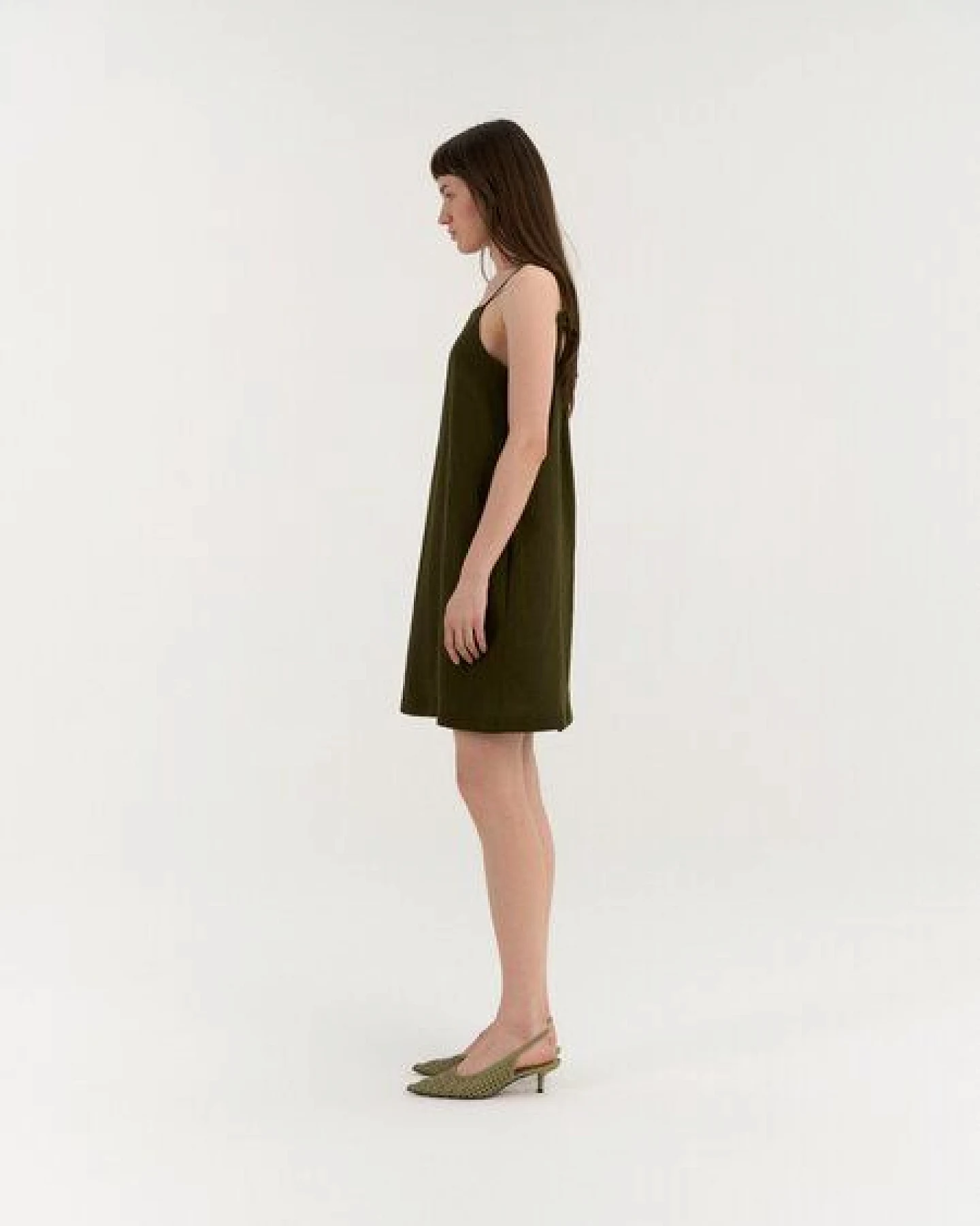 AmourLinen Leinenkleid mit Bindebändern NOLA – Ansicht 3
