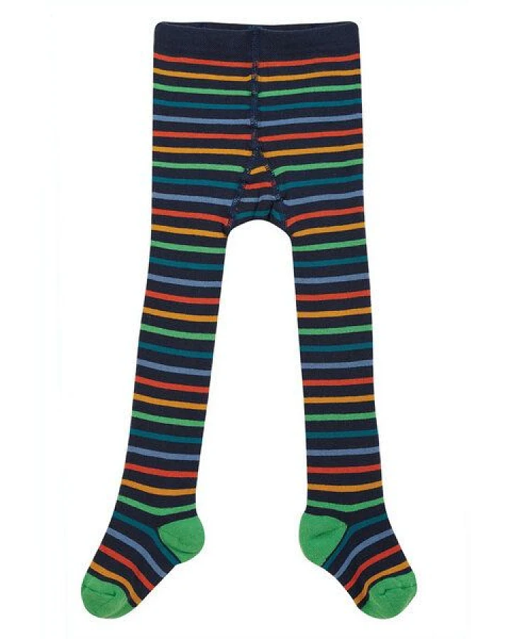 Frugi Thermo-Strumpfhose in Dark-Rainbow