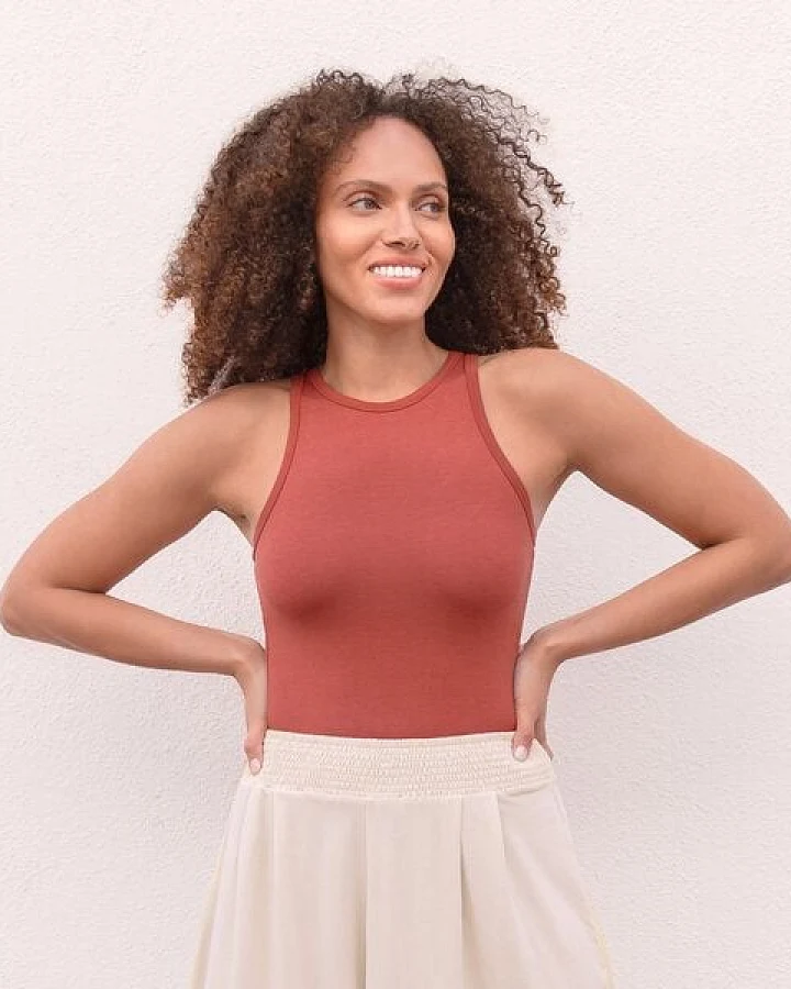 Jaya HAZEL - Damen - Tanktop aus Tencel