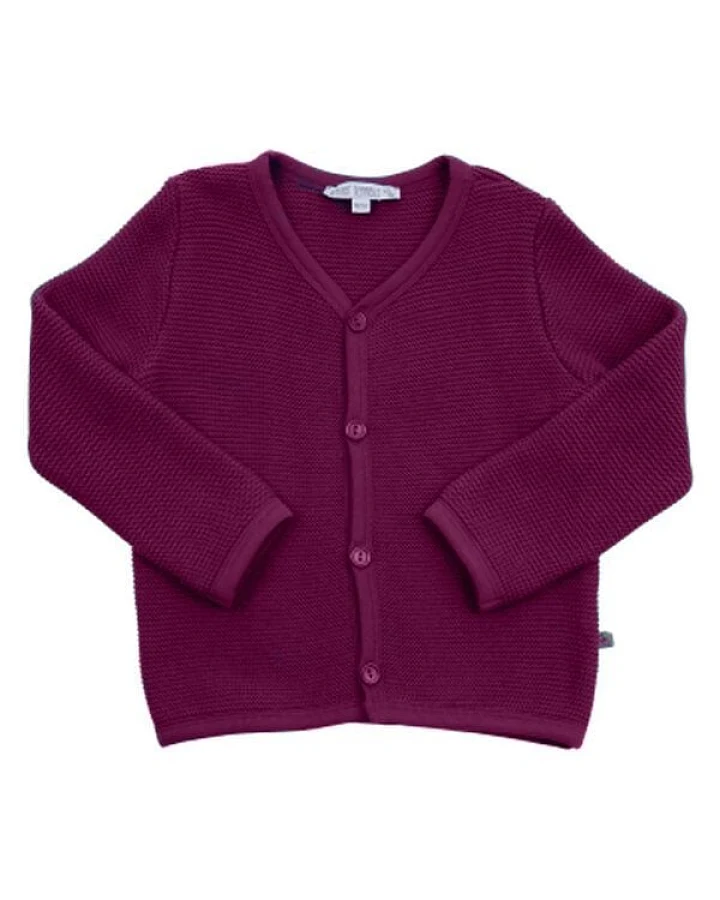 Enfant Terrible Strickjacke Trachtenstil violett - dark violet