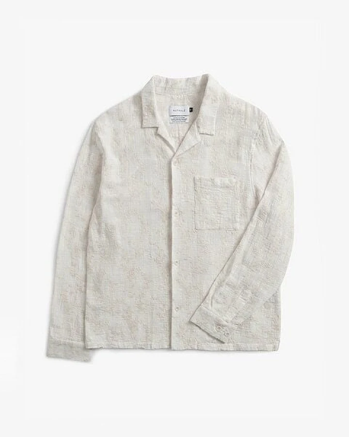 Rotholz Leisure Shirt - floral white