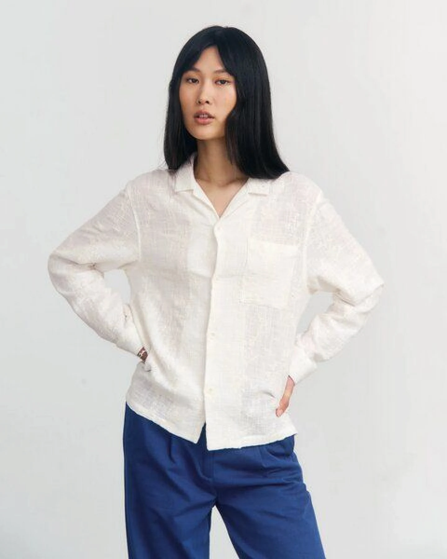Rotholz Leisure Shirt - floral white – Ansicht 3