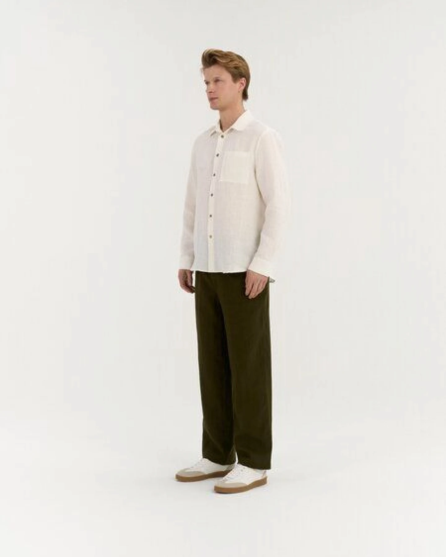 AmourLinen Leinenhemd mit Knopfleiste JULIAN – Ansicht 3