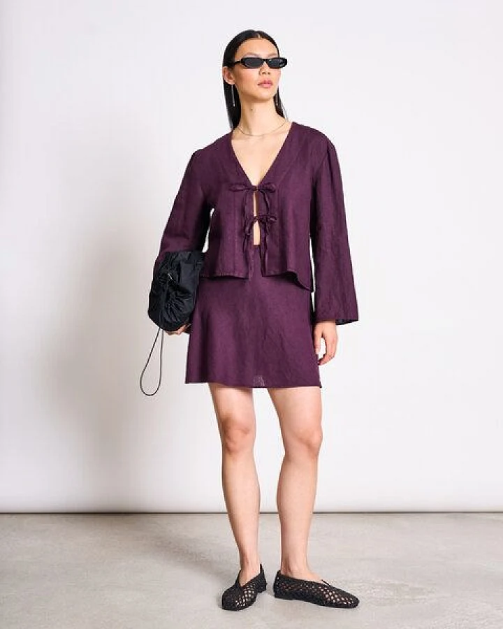 JAN N JUNE LEINEN BLUSE SKAGEN