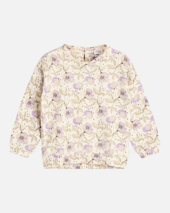 Hust&Claire Hust & Claire Sweatshirt Sabell Blumendruck lavender