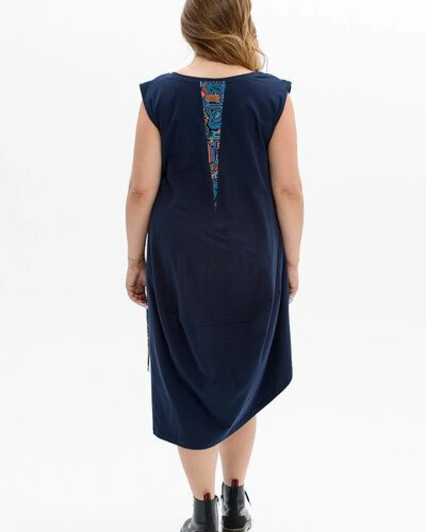 Sommerkleid Ankara – bequemer Ballon-Schnitt Kleid – luftig & verstellbar – fair in EU produziert – KOKOworld Print – Ansicht 2