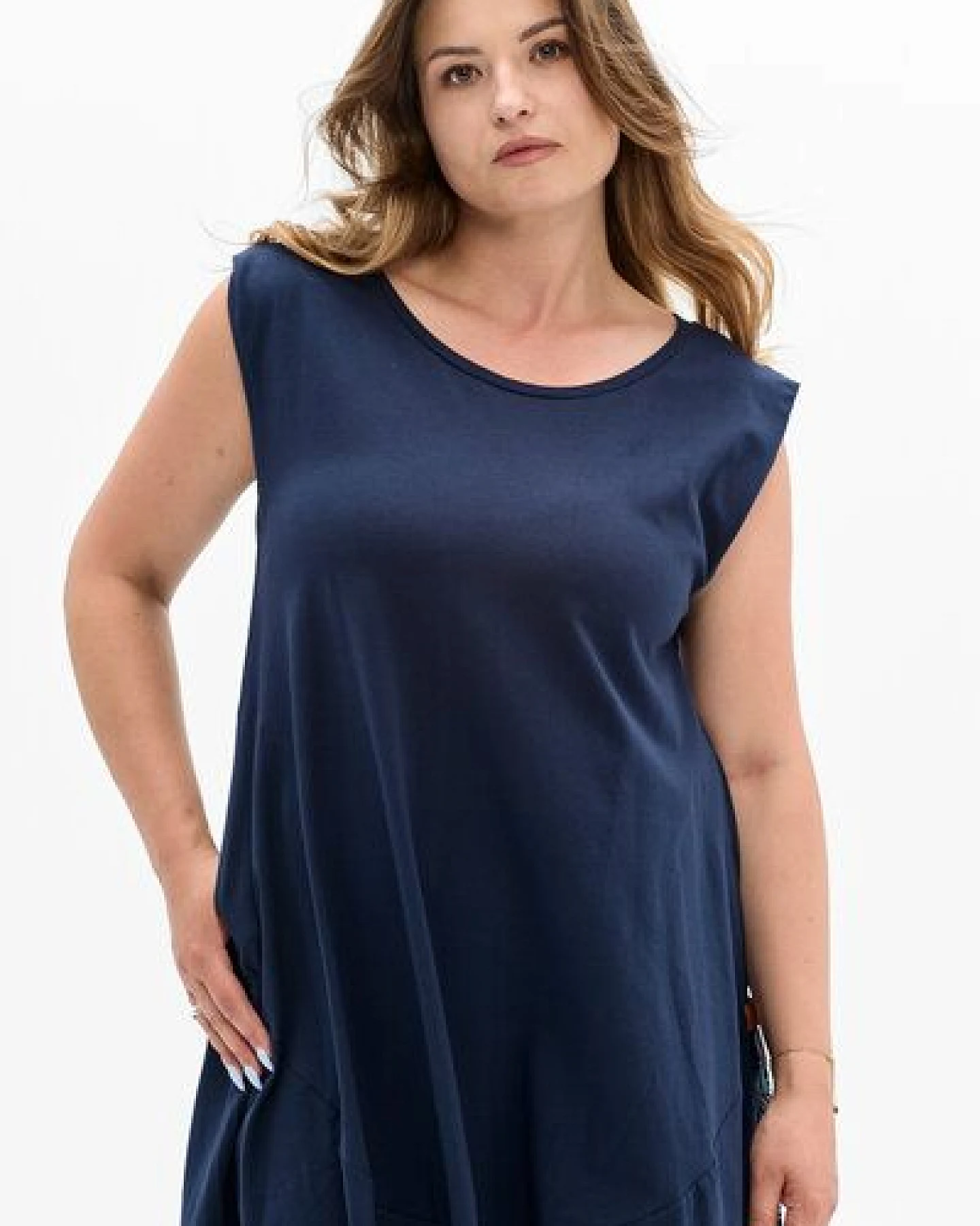 Sommerkleid Ankara – bequemer Ballon-Schnitt Kleid – luftig & verstellbar – fair in EU produziert – KOKOworld Print – Ansicht 3